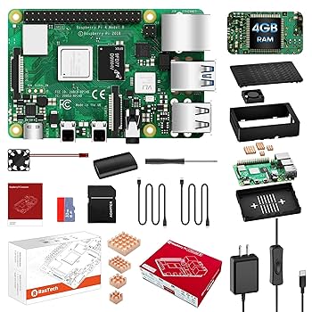 Raspberry Pi4 Model B 4GB 技適対応品 ＋電子工作セット Amazon.co.jp: TRASKIT Raspberry Pi 4 Model B Starter Kit